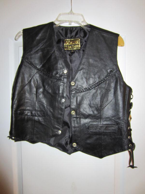 Womens motorcycle vest, size large