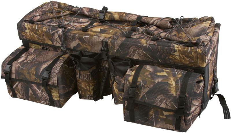 New camo atv luggage rear rack bag-storage cargo gear pack (atv-rbg-9030-camo)