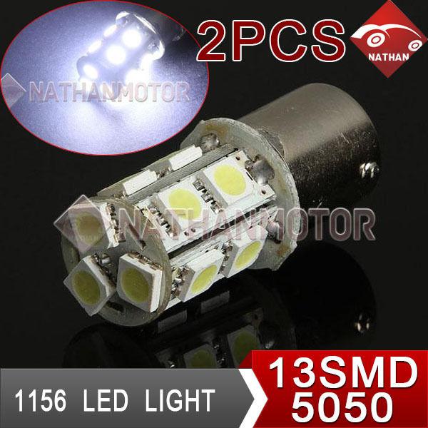 Pair led 13 smd car light bulb stop turn signal corner tail backup parking lamp