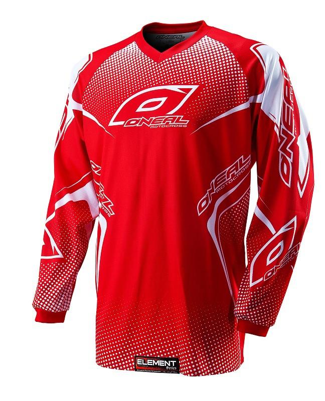 2012 o'neal element jersey - red/white - large (l) --0075-304