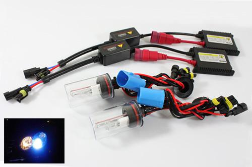 9004/hb1 hi/lo jdm headlight xenon low beam 10000k blue slim hid conversion kit