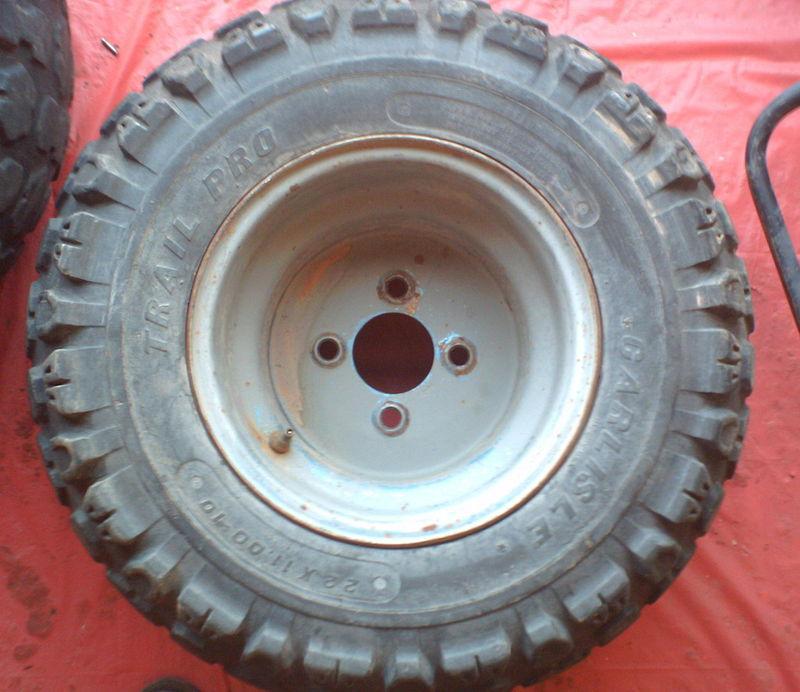 Rear wheel               1987 polaris trail boss 250 2x4 p2