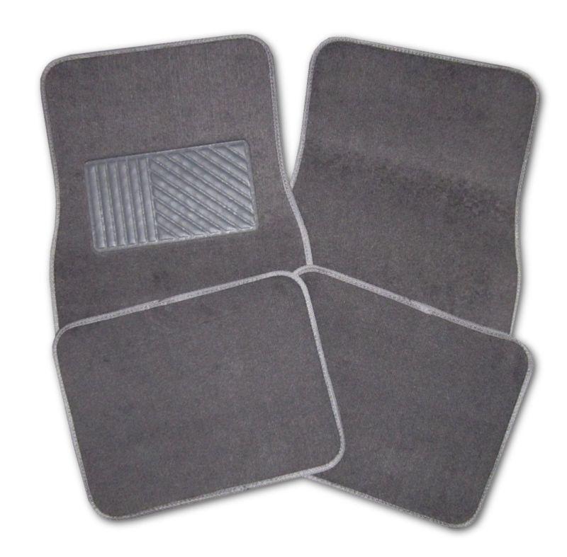 New charcoal carpet car truck auto interior floor mats set #3