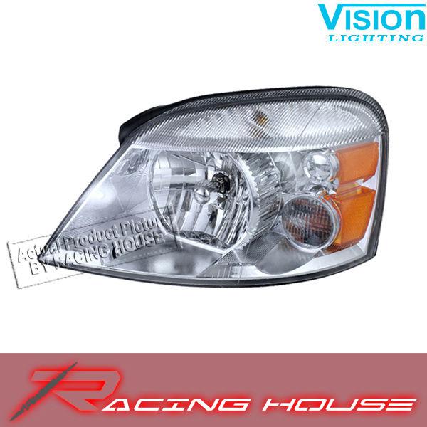 L/h headlight driver side lamp kit unit 2004-2007 ford freestar monterery