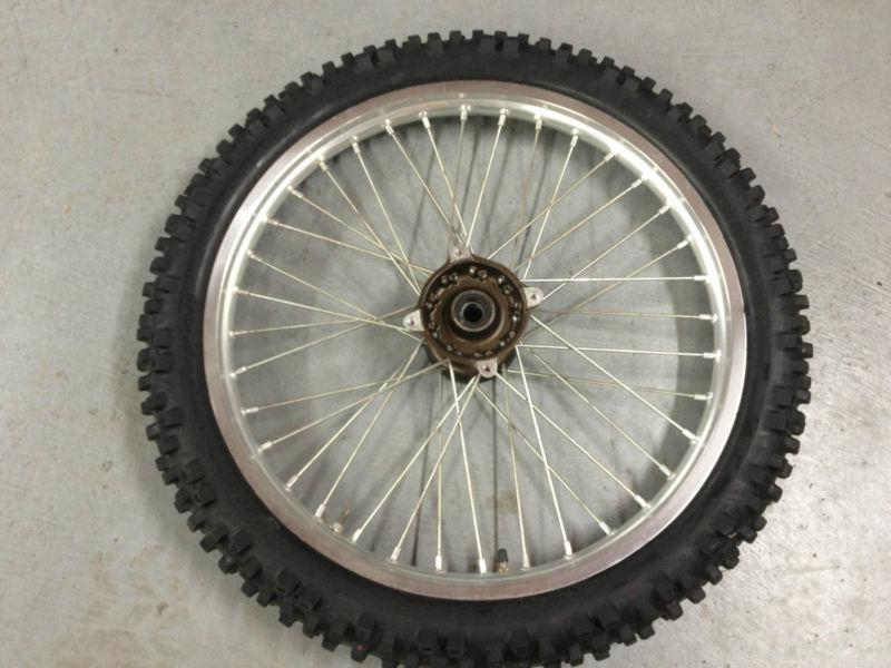 07 kawasaki kx250f kxf250 f front wheel rim hub