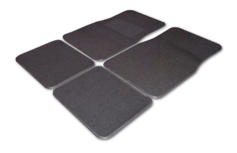 New generation charcoal 4.3 lb car truck carpet floor mats for ford set #1a