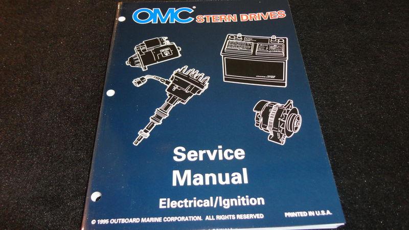 1996 omc stern drives service manual electrical/ignition #507144 boat motor