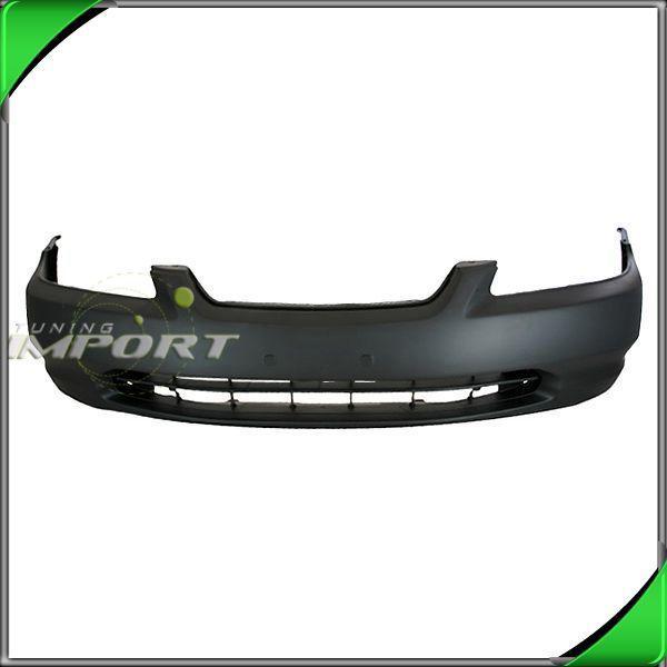 98-00 honda accord 2dr front bumper cover replacement black plastic non-primed