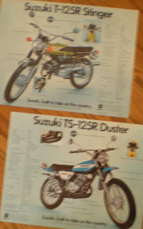 Suzuki 2-original flyers t-125r stinger/250r hustler, ts-125r duster/185r sierra