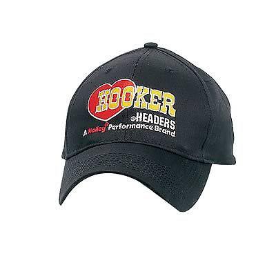 Hooker 10212hkr ball cap cotton hooker headers logo black adjustable strap each