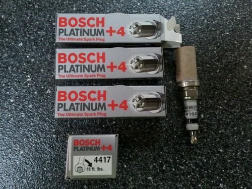 Bosch 4417 spark plug-platinum+4 spark plug.  set of 4