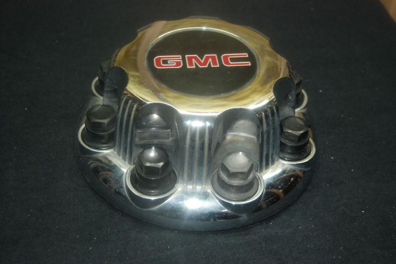 Gmc sierra 2500 3500 yukon suburban wheel center cap chrome finish 15052381