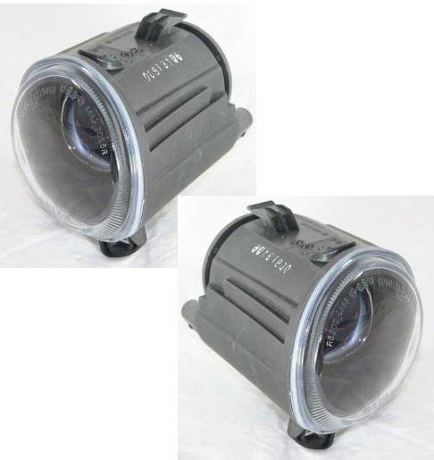 Driving fog light lamp assembly pair set (driver & passenger side, qty 2)