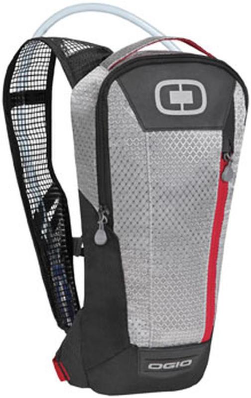 New ogio erzberg 70 adult hydration pack/backpack, chrome, 70 oz/2-liter