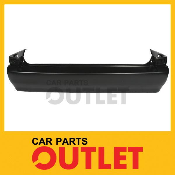 1996-1998 mazda mpv es rear bumper primed black plastic smooth cover replacement