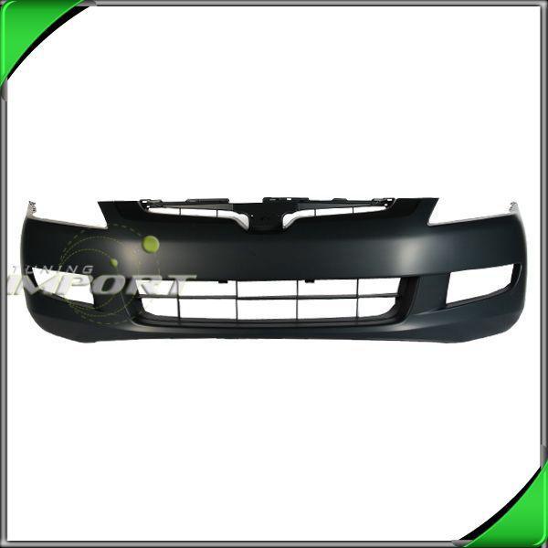 03-05 honda accord primed black plastic coupe front bumper cover replacement