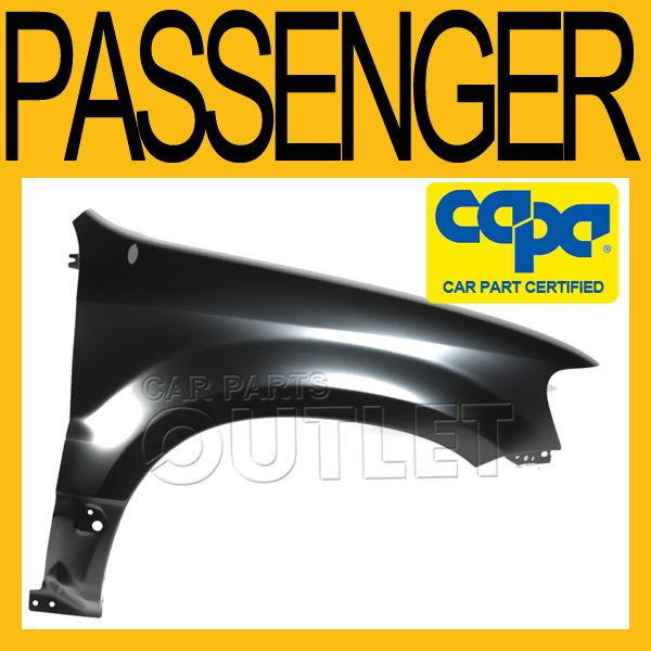 2001 2002 2003-2007 escape front fender primed w/o flare mldg capa certified rh