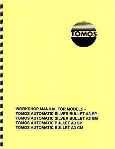 Tomos bullet & silver bullet moped workshop manual