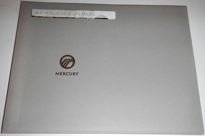 2006 mercury milan portfolio brochure