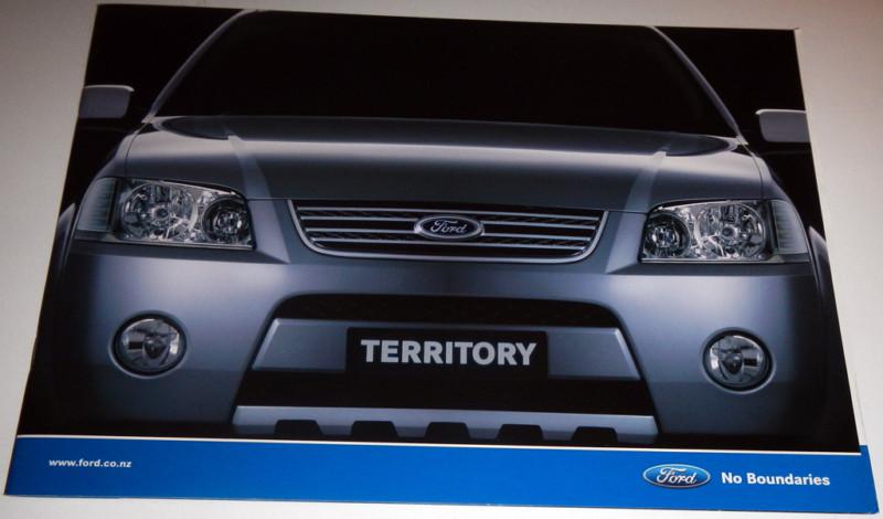 2004 or 2005 ford territory brochure - new zealand