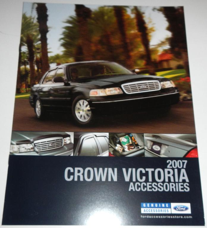 2007 ford crown victoria accessories brochure