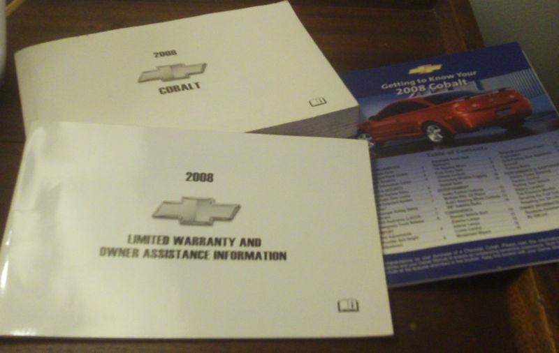 2008 chevrolet cobalt owner's manual