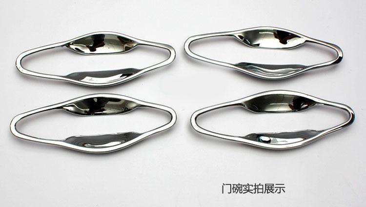 Abs side door handle bowl cover trim for hyundai tucson ix35 2010 2011 2012 2013