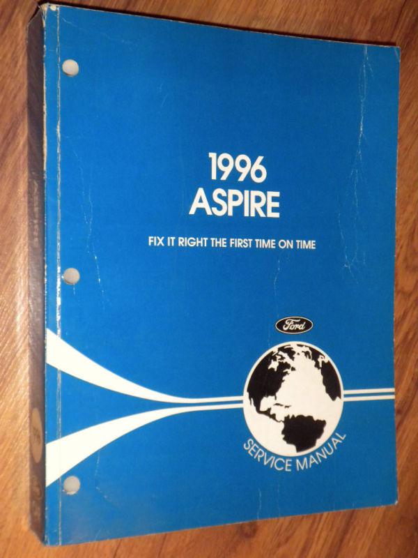 1996 ford aspire factory workshop repair manual  