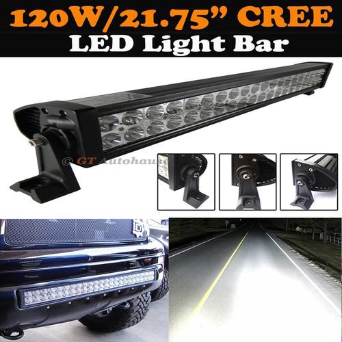 120w cree led spot beam work light bar driving off road 4wd jeep boat lamp #w3