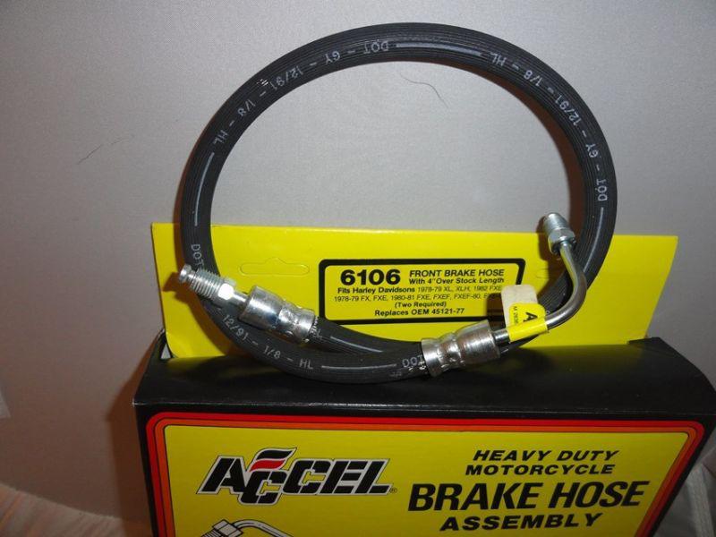 Sportster-fx-fxe-fxef "new" front brake hose #45121-77