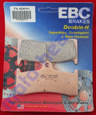 Buell ebc fa424hh front brake pads m2 s1 s3 s3t x1 thunderbolt lightning white 