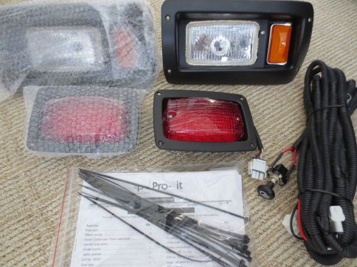 Club car ds golf cart headlights &amp; tail light kit 1982 &amp; up new gas and electric