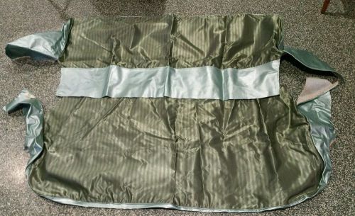 Vintage nos arthur fulmer green bench seat cover for 60s-70s chevy &amp; gm style 21