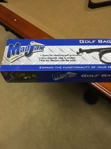 Golf cart golf bag attachment for rear seat  - brand new in box (madjax brand)