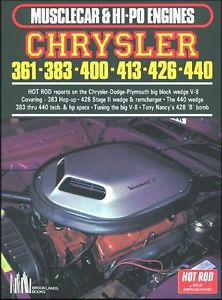 Chrysler 361, 383, 400, 413, 426, 440 big block wedge v8 engines by hot rod maga
