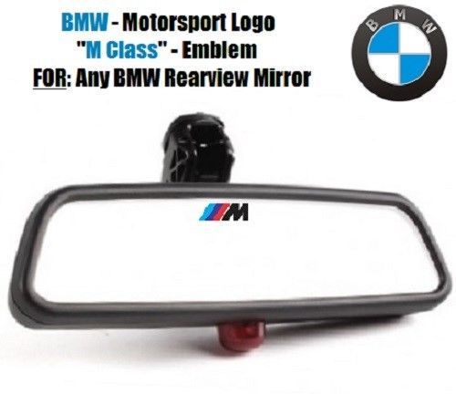 Bmw logo vinyl decal 0.166&#034; x 0.5&#034; m class rearview mirror door handle m3 m4 m5