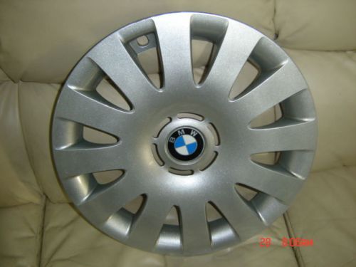 1 only bmw   inch wheel cover trim hub cap hubcap genuine