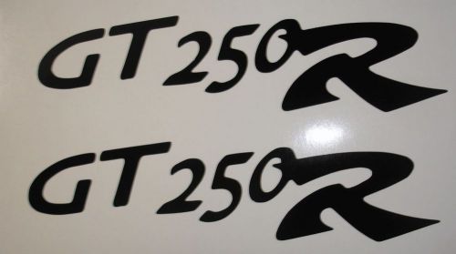 Gt250r hyosung fairing sticker decal