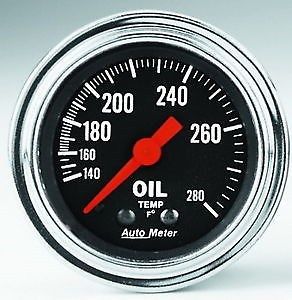 2&#034; auto meter oil temperature guage