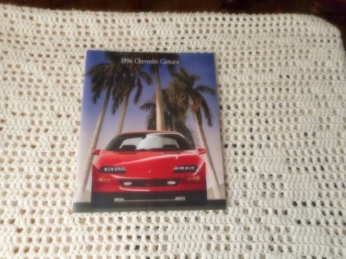 Original 1996 chevrolet camaro sales catalog 26 pages  z28 centerfold