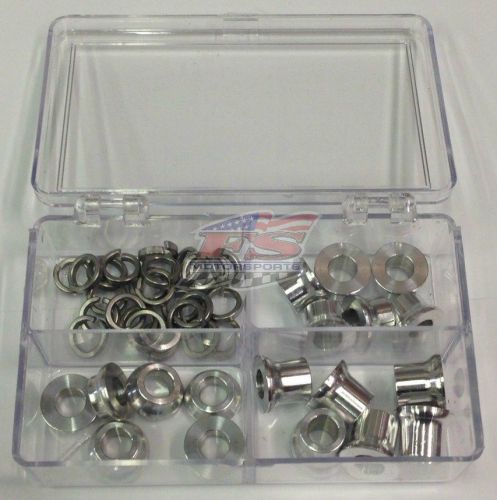 Quarter midget 5/16&#034; tricklock / aluminum rod end tapered spacer assortment kit