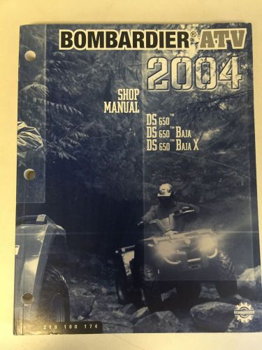 Slightly used 2004 bombardier atv shop manual