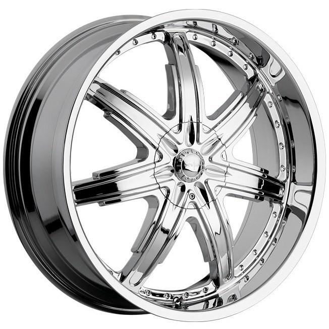 22" devino 700 sire 6x5.5 escalade colorado tahoe chrome wheels rims free lugs