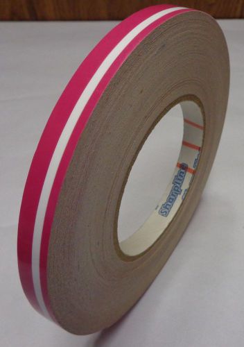 Oem bayliner 1/2&#034; pinstriping / stripe tape (32888) magenta / white 148&#039; roll