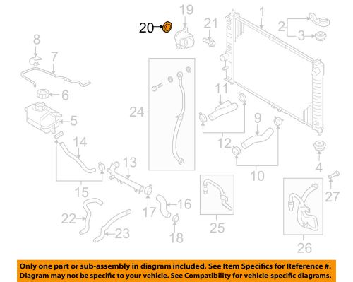 Chevrolet gm oem 04-08 aveo 1.6l-l4 radiator-thermostat unit gasket 96143112