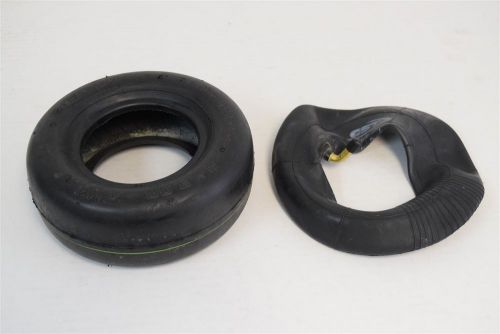 New cheng shin 8x3.00-4 slick smooth tire w/ inner tube mini kart lawnmower