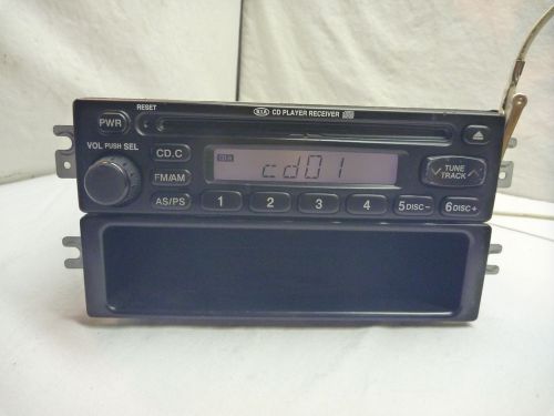 01 2001 kia spectra am fm oem radio cd player 1k2aa66860c un170