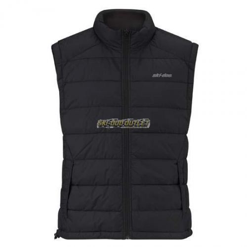 Ski-doo mens  down vest - black