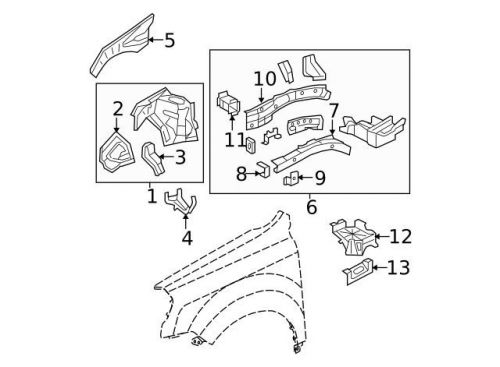 Genuine 2011-2015 honda pilot battery tray 60630-stx-a01zz