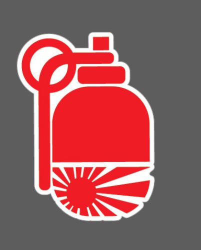 Grenade #231 sticker honda hellaflush illest illmotion wrap fresh boom jdm japan